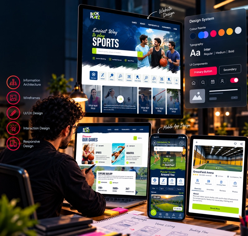 UI/UX & Web Design services by Adhav Creative Studio