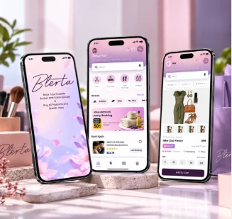 Blerta — Beauty & Salon App by Adhav Creative Studio