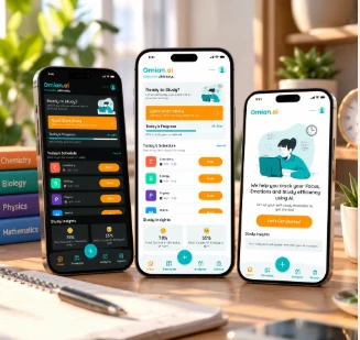 Omian AI — Mobile Learning App by Adhav Creative Studio