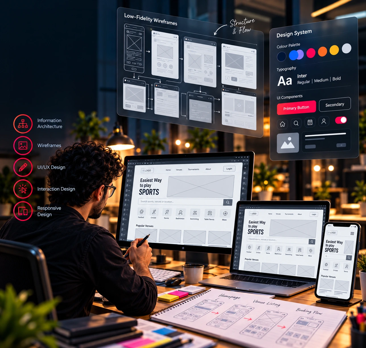 UI/UX & Web Design — System — Adhav Creative Studio